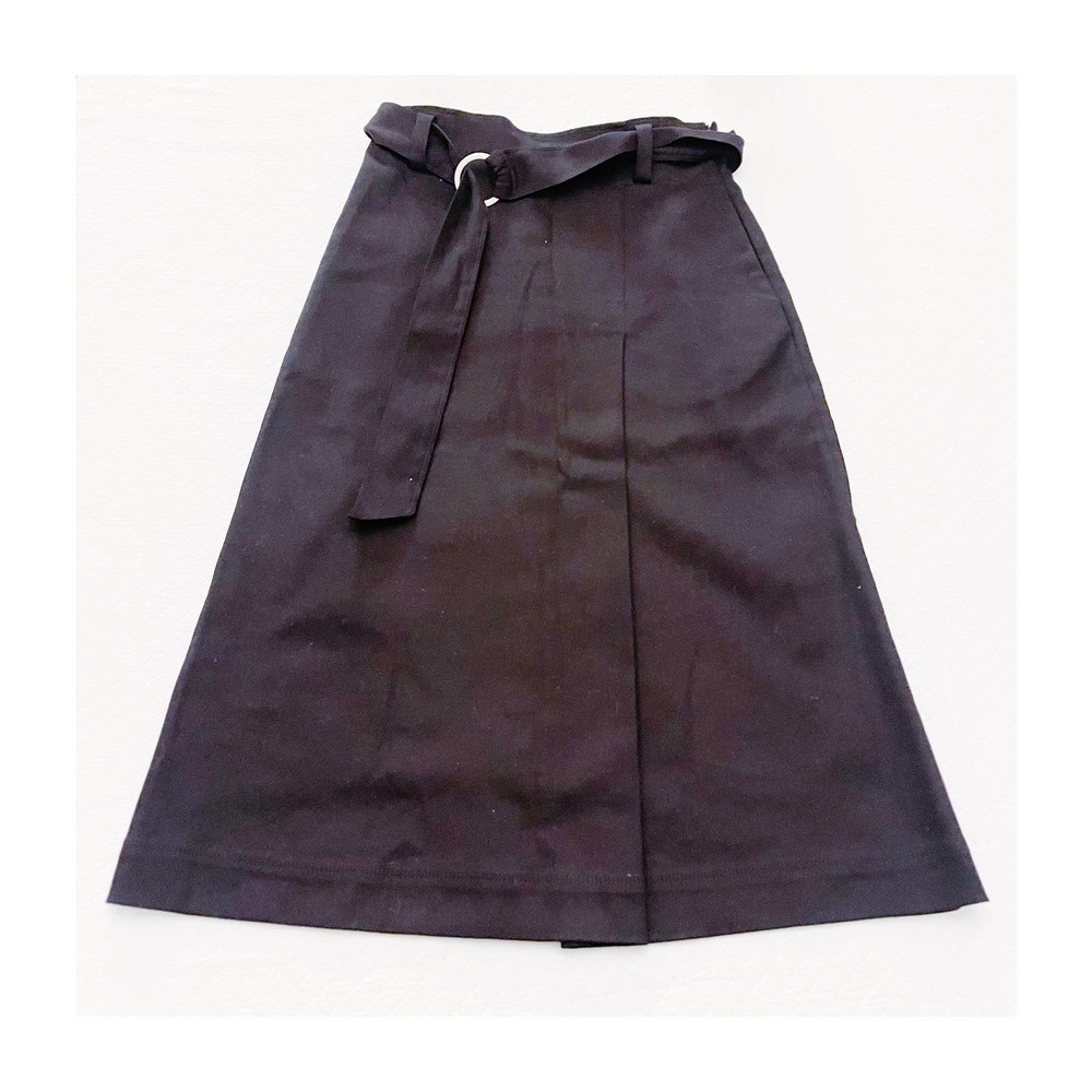 & Other Stories A Line Skirt Silver Accented belt sz4